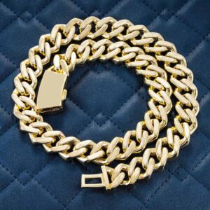 18MM Moissanite Miami Cuban Link Chain