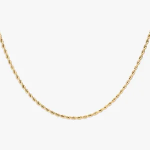 2MM Rope Chain 14K Gold