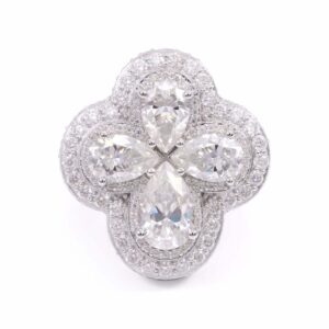 Four Leaf Clover Ring 14K Gold