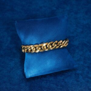 10MM Cuban Link Bracelet 14K Yellow Gold