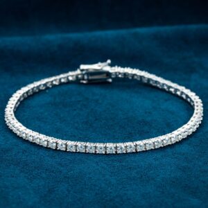 3MM Moissanite Tennis Bracelet