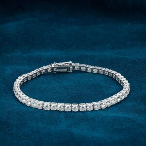 4MM Moissanite Tennis Bracelet