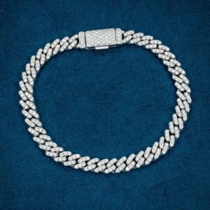6MM Moissanite Miami Cuban Link Bracelet