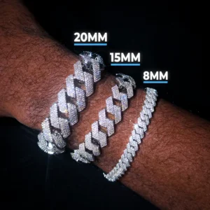 CZ Cuban Link Bracelet (All Sizes)