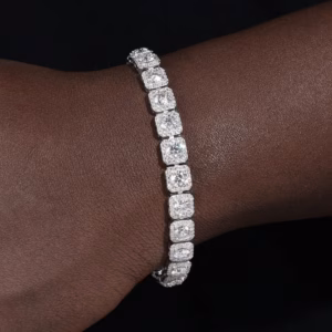 6MM CZ Clustered Tennis Bracelet