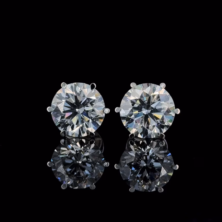 Custom-Fine-Jewelyr-Earrings-6-Claw-Inlay
